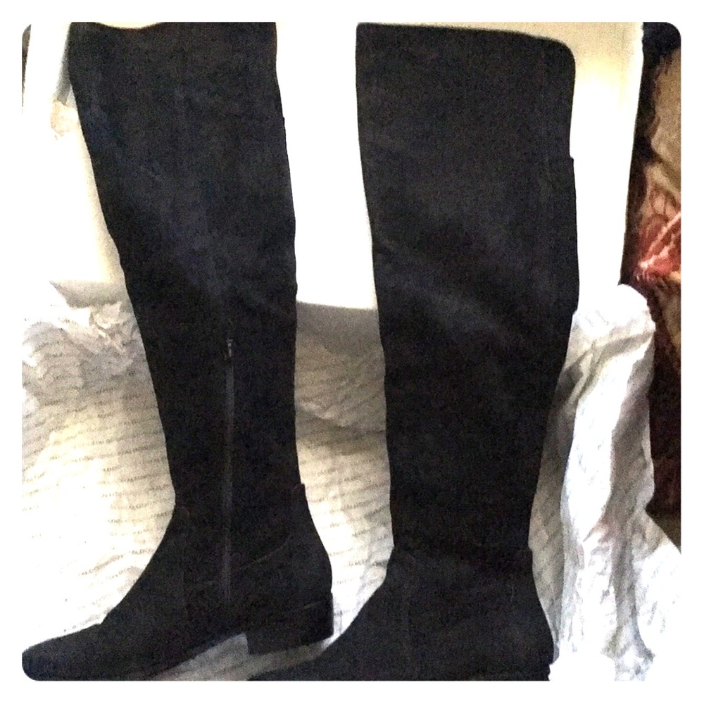 Aldo, black over the knee boots.